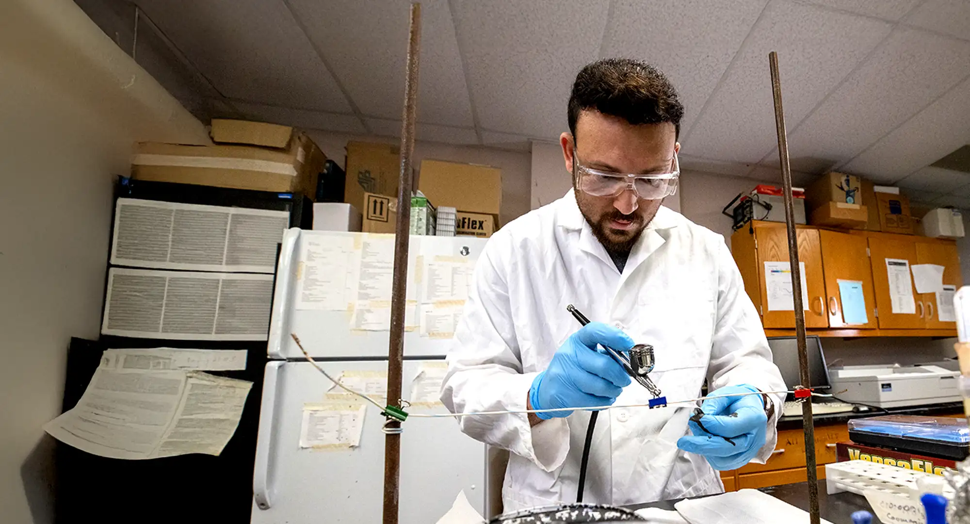 SIU Chemistry student conducts research with droplets